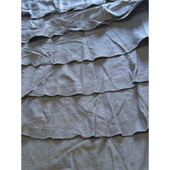 ANN TAYLOR LOFT Women Tiered Blue Ruffle Front Tank Top Sleeveless Small NWT - Picture 8 of 13